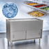 Thumbnail image #3 for Eagle Group Spec-Master 79-Inch Stationary Ice-Cooled 5-Pan Cold Food Table