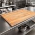 Thumbnail image #3 for John Boos 84-Inch x 42-Inch x 2-1/4-Inch Edge Grain Hard Rock Maple Wood Work Table Top