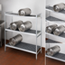 Thumbnail image #3 for Fermod 42 Inch Wide 3-Shelf Aluminum Keg Rack, 4-Keg Capacity