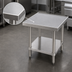 Thumbnail image #3 for Advance Tabco 24 Inch x 24 Inch Stainless Steel Equipment Stand with Adjustable Undershelf