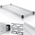 Thumbnail image #3 for EAGLEbrite Quad-Adjust 54 x 24 Inch Wire Shelf, Zinc Finish, 600 lb Capacity