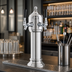 Thumbnail image #3 for Perlick Napoli 2-Faucet Glycol-Cooled Countertop Draft Beer Tower, Polished Chrome