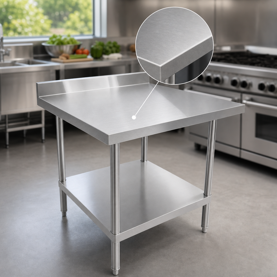 16-Gauge 304 Stainless Steel Top
