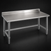 Thumbnail image #3 for Deluxe Series Stainless Steel Work Table with 4-1/2 Inch Backsplash, 84 x 36 Inches
