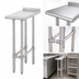 Thumbnail image #3 for Sapphire Manufacturing 12 Inch x 36 Inch Equipment Filler Table with 18-Gauge 400 Series Stainless Steel Top