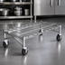 Thumbnail image #3 for Metro Super Erecta Mobile Stainless Steel Wire Dunnage Rack, 36 x 18 Inch, 800 lb Capacity
