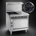 Thumbnail image #3 for Imperial Spec Series Heavy Duty 36-Inch Gas Range with 2 Open Burners, 18-Inch Hot Top and Convection Oven