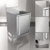 Thumbnail image #4 for BK Resources Call Series Stainless Steel Underbar Cabinet, Flat Top, Pedestal Base, 18 x 21 Inches