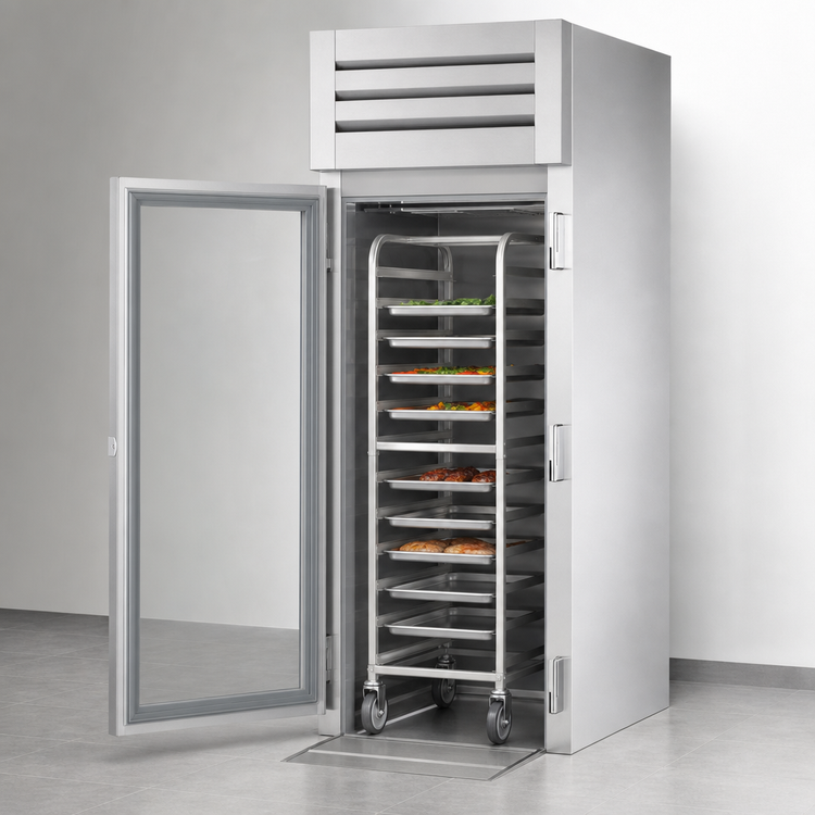 Product image #3 for True SPEC SERIES One-Section Roll-In Refrigerator with Single Glass Door and Lock