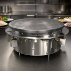 Thumbnail image #3 for Town Equipment MBR-48 48-Inch Gas Mongolian Barbecue Range with Cast Iron Top and 6 Burners