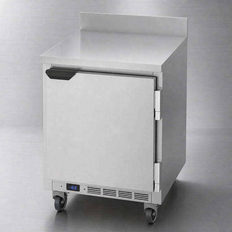 Product image #4 for Beverage-Air WTF27HC Shallow Depth One-Section Worktop Freezer with Solid Door, 27-Inch Wide