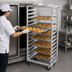 Thumbnail image #3 for Channel Manufacturing Single Section Side-Loading Aluminum Oven Rack, 20-Pan Capacity
