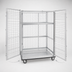 Thumbnail image #3 for Metro Super Erecta qwikSLOT Mobile Security Cage with Two 270° Doors and Aluminum Dolly