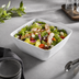 Thumbnail image #3 for American Metalcraft Naturals Collection 127 oz Square Melamine Bowl, White Marble Pattern