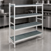 Thumbnail image #3 for Fermostock 4-Tier Starter Polymer Shelving Unit, 64