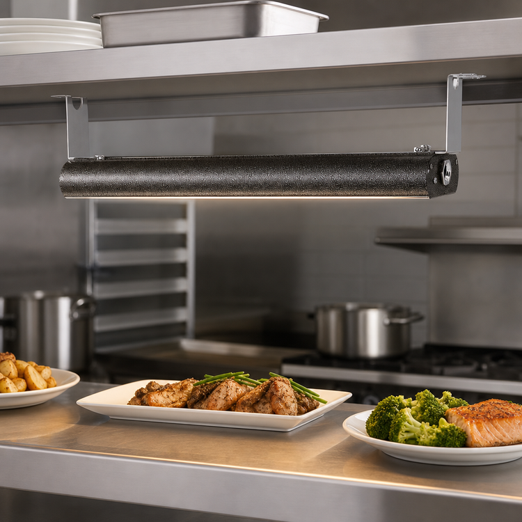 Product image #3 for Vollrath 54-Inch Low Profile Single Unlighted Strip Heat Lamp, 208V