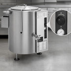 Thumbnail image #3 for Crown GL-80E 80 Gallon Stationary Gas Steam Jacketed Kettle