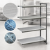 Thumbnail image #3 for Cambro Camshelving Basics Plus 4-Tier Add-On Polymer Shelving Unit, 21 x 30 x 64 Inches, Solid, Brushed Graphite