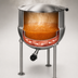 Thumbnail image #3 for Groen FT-80 80-Gallon Direct Steam Kettle with 2/3 Jacket and Tri-Leg Open Base