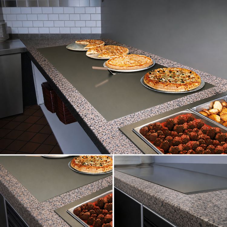 Product image #3 for Hatco Glo-Ray Built-In Heated Shelf with Flush Top, 25-1/2 x 21 Inch Surface, Hardcoat Aluminum