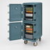 Thumbnail image #4 for Cambro Camcart Double-Cavity Insulated Food Storage Box Cart for 18 x 26 Pans
