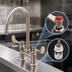 Thumbnail image #3 for T&S Brass B-0324-CR-129X 4 Inch Centers Deck Mount Surgical Mixing Faucet with 8 3/4 Inch Gooseneck