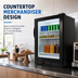 Thumbnail image #3 for Atosa Countertop Refrigerator Merchandiser with Hinged Glass Door, 4.6 Cu. Ft.