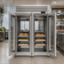 Thumbnail image #3 for Turbo Air PRO Series Roll-Thru Two-Section Heated Holding Cabinet with Glass-Window Doors