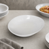 Thumbnail image #3 for Stadia® 11-1/2 Inch Oblong Deep Melamine Pasta Plate, Greige