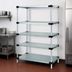 Thumbnail image #3 for Quantum Solid Shelving Starter Kit, 72W x 24D x 86H, 5 Shelves