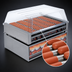 Thumbnail image #3 for Roll-A-Grill 16-Roller Hot Dog Grill, 75-Dog Capacity, 120V