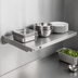 Thumbnail image #3 for New Age Solid Aluminum Cantilever Shelf, 42-Inch W x 18-Inch D