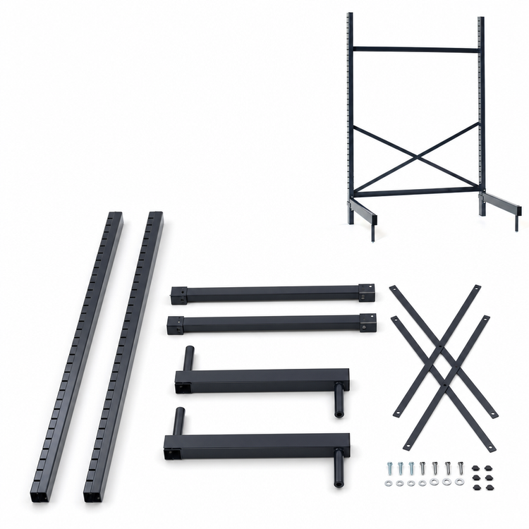 Product image #3 for Metro SmartLever Cantilevered Shelving Starter Kit for 72"W x 24"D Shelves