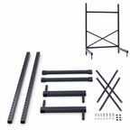 Thumbnail image #3 for Metro SmartLever SM762472-KIT Cantilevered Shelving Starter Kit, Stationary Steel, for 72"W x 24"D Shelves