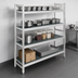 Thumbnail image #3 for Fermostock 4-Tier Stationary Starter Polymer Shelving Unit, 64