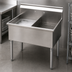 Thumbnail image #3 for Eagle Group Two-Compartment Utility Sink with Legs, 37-3/8 Inch W x 25 Inch D, 16 Gauge 430 Stainless Steel