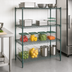 Thumbnail image #4 for Metro Super Adjustable Super Erecta 4-Shelf Starter Wire Shelving Unit, 24 x 21 x 63 Inches, Metroseal 3 Green Epoxy-Coated Finish with Microban