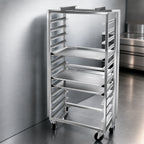 Thumbnail image #3 for Channel Manufacturing 410S-OR Single-Section Stainless Steel Side-Loading Oven Rack, 30-Pan Capacity, No Lift
