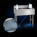 Thumbnail image #3 for Advance Tabco Underbar Basics™ 36 Inch 16-Inch Deep Stainless Steel Cocktail Ice Bin with 10-Circuit Cold Plate