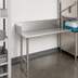 Thumbnail image #3 for John Boos Pro-Bowl 60-Inch Straight Clean Dishtable, Right-to-Left, 14-Gauge Stainless Steel