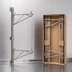 Thumbnail image #3 for Eagle Adjustable Post Wire Wall Mount End Unit for 21-Inch Deep Shelves, 33-Inch Posts, Stainless Steel