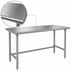 Thumbnail image #3 for Advance Tabco 108-Inch Wide x 30-Inch Deep Underbar Work Table with 16-Gauge 304 Stainless Steel Top and Open Base