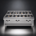 Thumbnail image #3 for Southbend HDO-48SU 48-Inch Step-Up Gas Countertop Hot Plate with 4 Open Burners and 4 Step-Up Burners