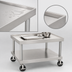 Thumbnail image #3 for Wolf Stainless Steel Equipment Stand with Marine Edge, Undershelf, and 5-Inch Casters, 37 x 30 x 24 Inches