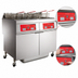Thumbnail image #4 for Vulcan 2ER50CF 31-Inch Two-Vat Electric Floor Fryer with Programmable Computer Controls and Built-In KleenScreen PLUS Filtration