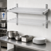 Thumbnail image #4 for Heavy Duty Adjustable Wall-Mounted Shelf, 24 x 60 Inches, Aluminum