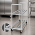 Thumbnail image #3 for Channel Aluminum Banquet / Utility Box Transport Cart, 2 Shelves, 54 x 20 x 67.5 Inches