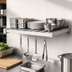 Thumbnail image #4 for New Age 2436HD Adjust-A-Shelf Heavy-Duty Wall-Mounted Aluminum Shelf, 36 x 24 Inches