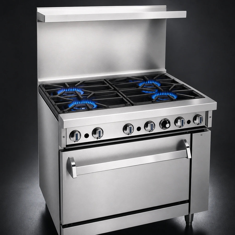 Four Open Burners