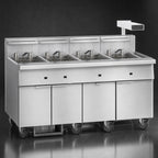 Thumbnail image #3 for Imperial (Middleby) IFSCB450ET 4-Tank Electric Floor Fryer, 50 lb. Each, Built-In Filter, Electronic Thermostat, Stainless Steel